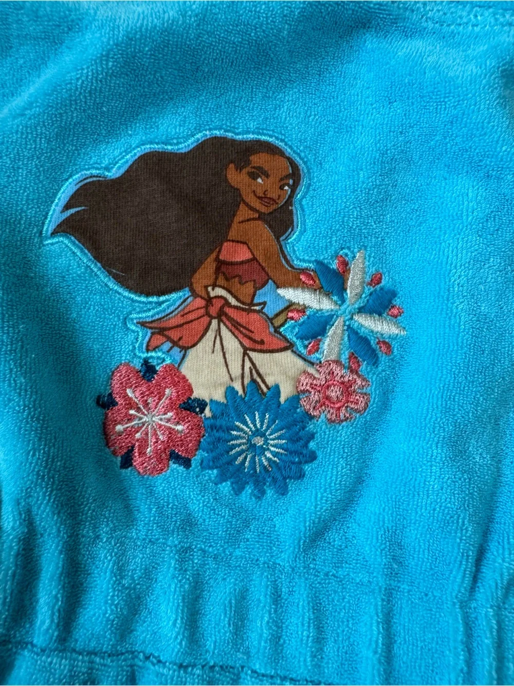 Disney Moana Toddler Girls Terry Cloth Swim Cover-Up romper/dress.
